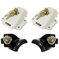 HeoSolution 1760-226 W - Pack de Seguridad con Cierre de Giro- Color Blanco